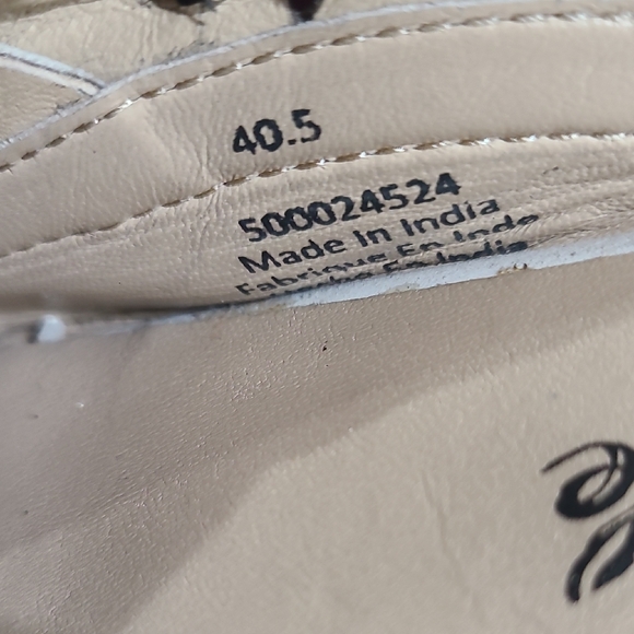 Free People Women's Cream Cutout Mules 9-9.5 Size - Picture 6 of 7